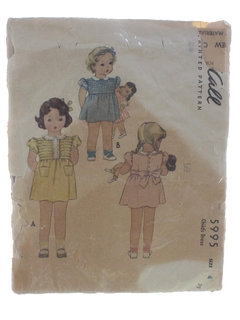 1940's Womens/Childs Pattern