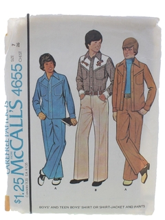 1970's Mens/Boys Pattern