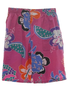 1980's Womens Totally 80s Shorts