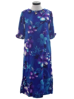 1970's Womens Hawaiian Dress