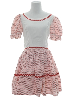 1960's Womens Square Dance Dress