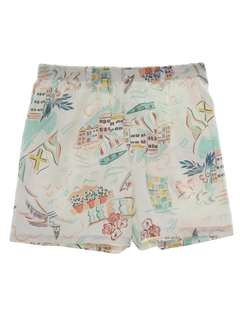 1980's Womens Totally 80s Shorts