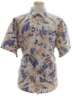 1980's Mens Hawaiian Shirt