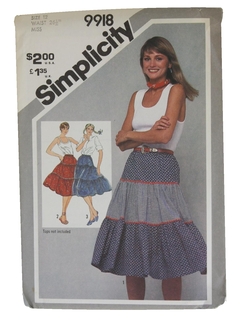 1980's Womens Pattern