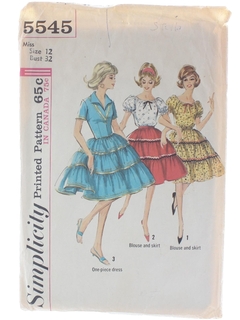 1960's Womens Pattern