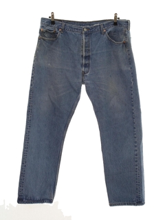 1990's Mens Levis 501xx Straight Leg Shrink To Fit Denim Jeans Pants