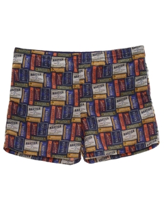 1990's Mens Wicked 90s Swim Shorts