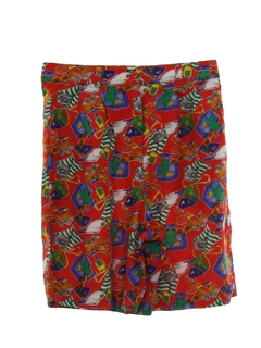 1980's Womens Totally 80s Shorts