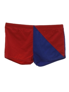1980's Mens Totally 80s Swim Shorts