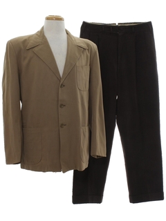 1940's Mens Combo Suit