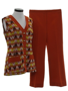 1970's Womens Mod Pantsuit