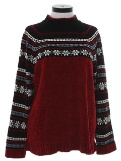 1990's Womens Snowflake Sweater