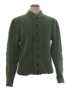 1950's Mens Cardigan Sweater