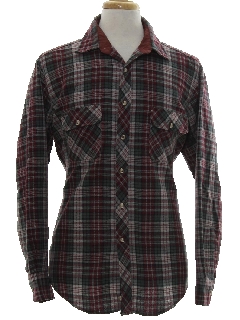 1980's Mens Flannel Shirt