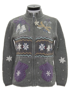 1990's Womens Ugly Christmas Sweater Sweater