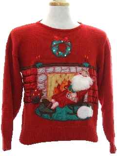 1980's Womens Ugly Christmas Sweater