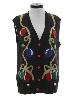 1980's Unisex Ugly Christmas Sweater Vest