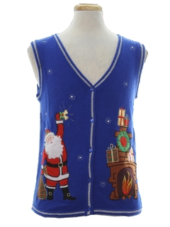 1980's Unisex Ugly Christmas Sweater Vest