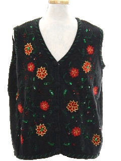 1980's Unisex Ugly Christmas Sweater Vest