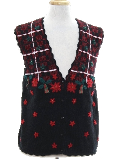 1980's Unisex Ugly Christmas Sweater Vest