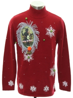 1990's Unisex Ladies or Boys Krampus Ugly Christmas Sweater