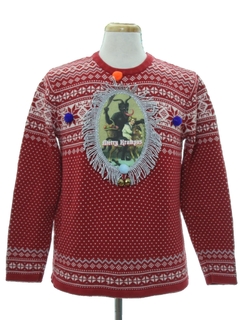 1990's Unisex Krampus Ugly Christmas Sweater