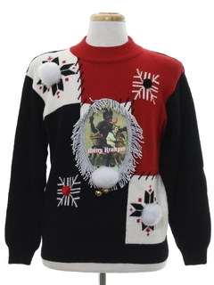 1990's Unisex Vintage Krampus Ugly Christmas Sweater