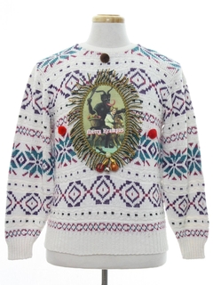 1980's Unisex Krampus Ugly Christmas Sweater