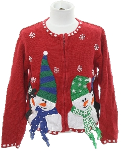 1980's Unisex Girls or Boys Ugly Christmas Sweater