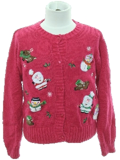 1980's Womens/Girls Ugly Christmas Sweater