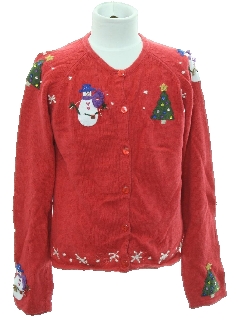 1980's Womens/Girls Ugly Christmas Sweater