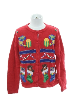 1980's Unisex Girls or Boys Ugly Christmas Sweater