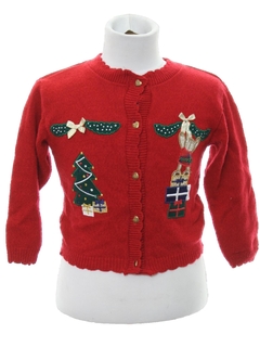 1980's Womens/Childs Ugly Christmas Sweater