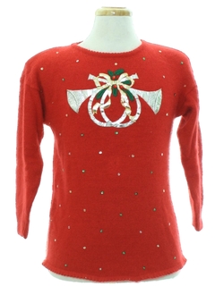 1980's Womens Vintage Ugly Christmas Sweater