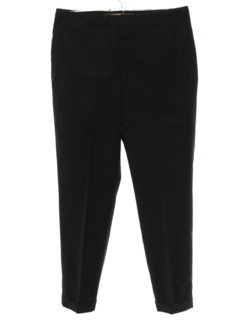 1960's Mens Mod Flat Front Slacks Pants