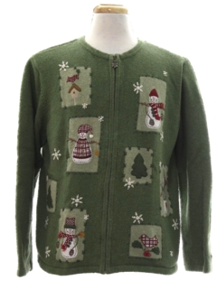 1980's Unisex Country Kitsch Style Ugly Christmas Sweater