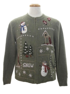 1980's Unisex Country Kitsch Ugly Christmas Sweater