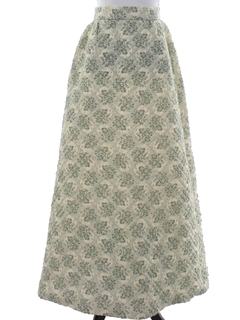 1970's Womens Quilted Hippie Skirt