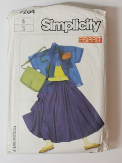 1980's Womens/Girls Designer Pattern