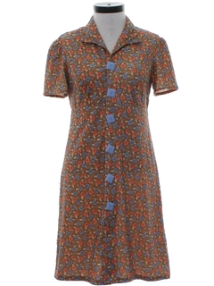 1960's Womens Mod Day Dress