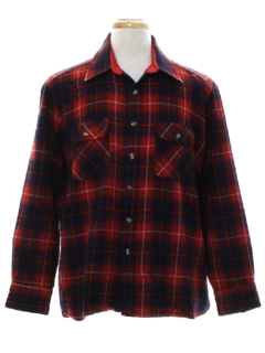 1980's Mens Flannel Shirt