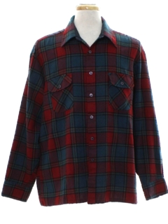 1980's Mens Flannel Shirt