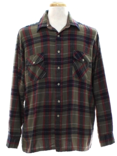 1980's Mens Flannel Shirt