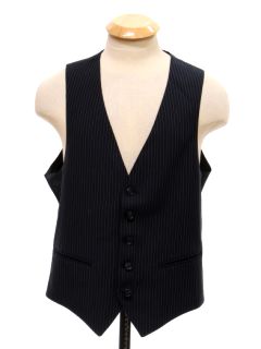 1980's Mens or Boys Pinstriped Suit Vest