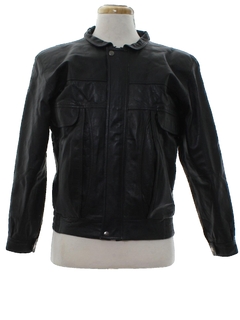 Mens Vintage 80s Leather Jackets at RustyZipper.Com Vintage Clothing