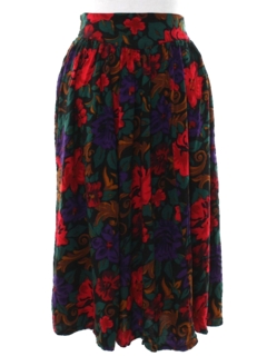 1980's Womens Totally 80s Skirt