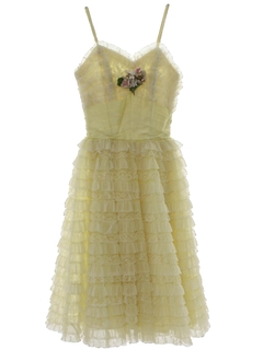 1950's Womens/Girls Prom Or Cocktail Dress