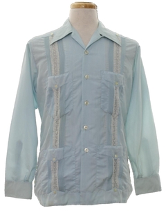 1970's Mens Guayabera Shirt