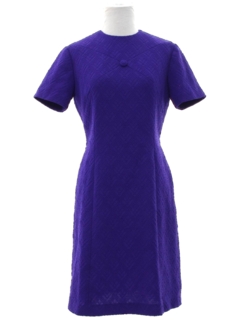 1960's Womens Mod Knit Dress