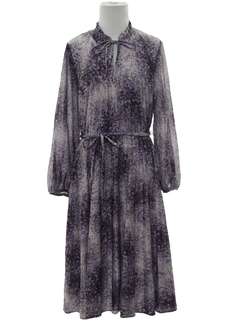 1970's Womens Disco Cocktail Dress